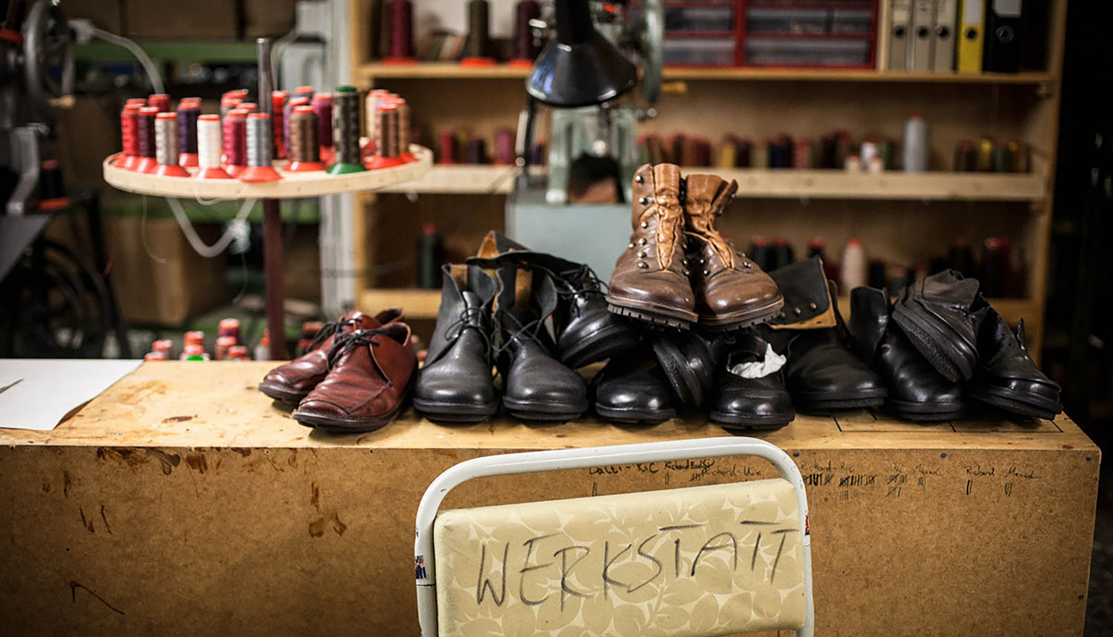 Trippen Shoe Repair Chair Workplace