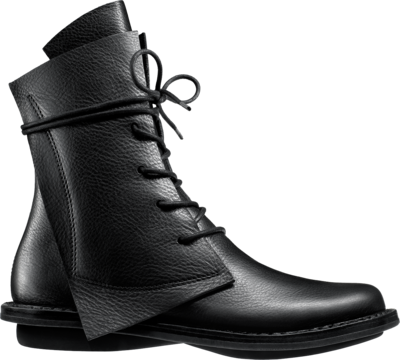 Geometric Trippen Boot Rectangle in black 