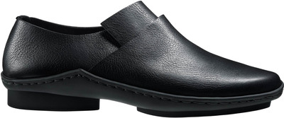 Minimalistic Trippen slip-on shoe Barrier in red 